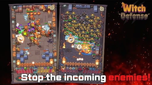 Witch Defense MOD tiền