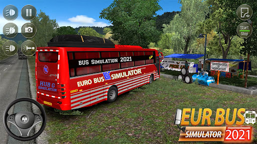 Euro Bus Simulator MOD tiền