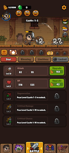 Idle RPG Adventure Hero MOD tiền