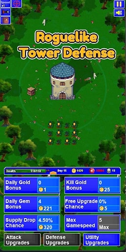 Lone Tower Roguelite Defense MOD money