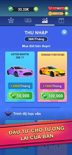 Rich Inc. Cuộc sống triệu phú MOD APK