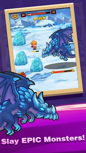 AFK Monster Battle MOD sát thương