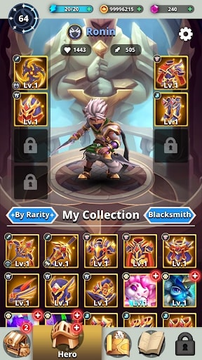 Hero Survivors MOD vô hạn tiền