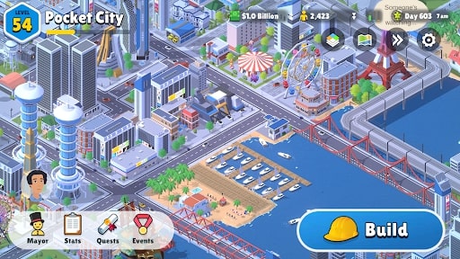 Pocket City 2 MOD mở khóa