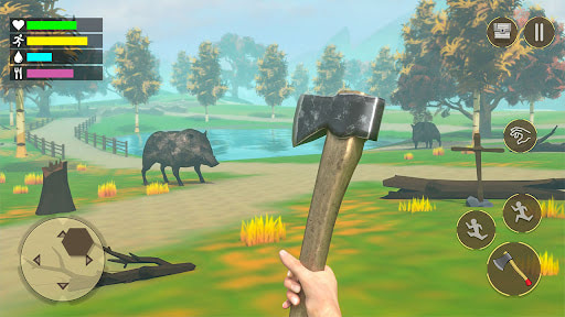 Stone Age Survival Island Game MOD APK