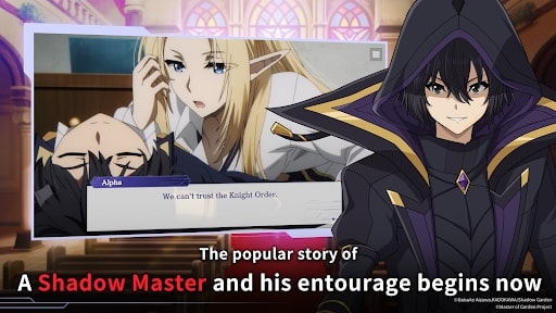 The Eminence in Shadow RPG MOD Menu