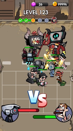Camera Monster: Merge War Game MOD