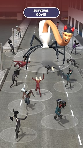 Survival Toilet Monster MOD APK