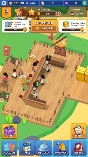 Fish Dish Inc: Seafood Tycoon GAMEHAYVL