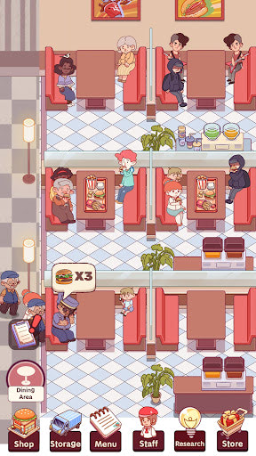 Idle Cafe Sim Cafe management game