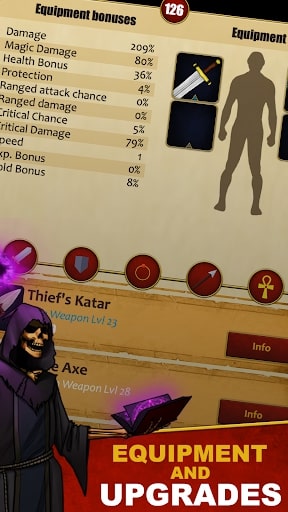 Infinite Dungeons: Clicker RPG Gameplay