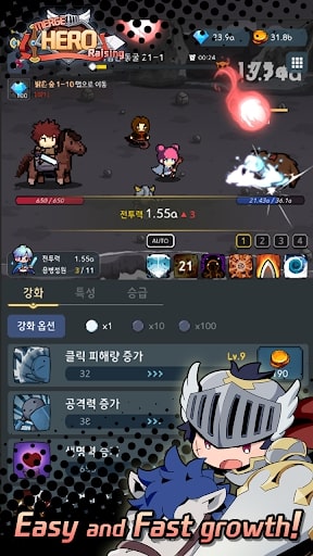 Merge Hero Raising MOD