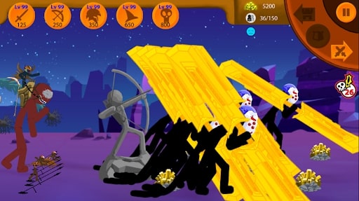Stickman War : Defense Battle GAMEHAYVL