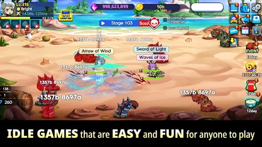 Triplet Heroes: Raising Game MOD APK