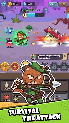 Cat Legend: Idle RPG War MOD