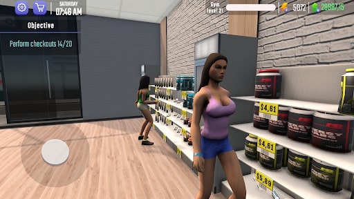 Gym Simulator 3D Fitness Store APK