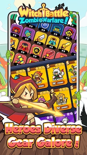 Witch Battle: Zombie Warfare APK