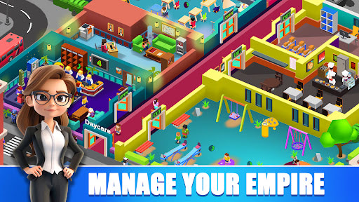 Idle Daycare Tycoon Ông trùm bệnh viện nhàn rỗi GAMEHAYVL